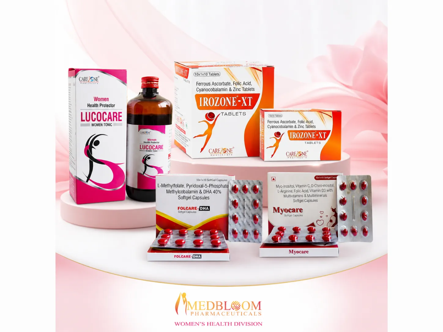 Medbloom complete gynecology portfolio product range