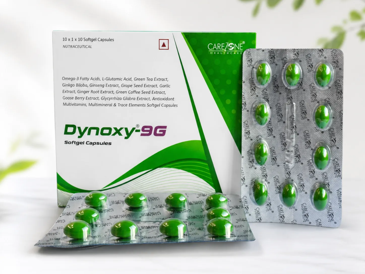 Carezone Healthcare DYNOXY softgel product