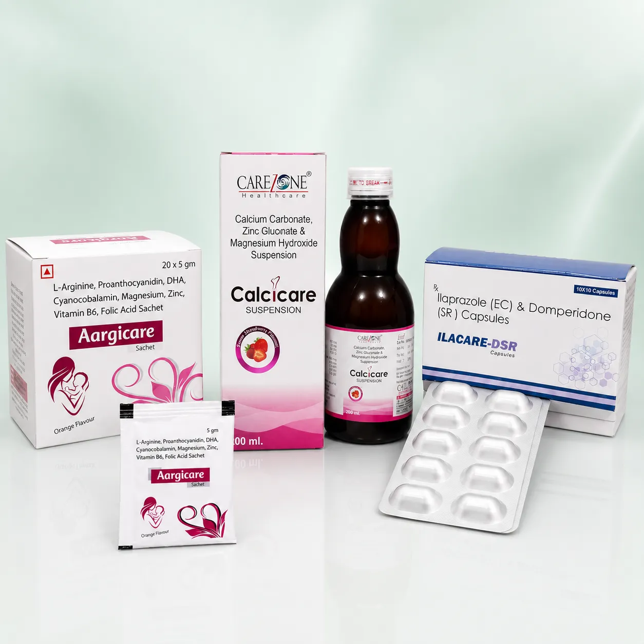 Carezone Healthcare franchise product catalogue
