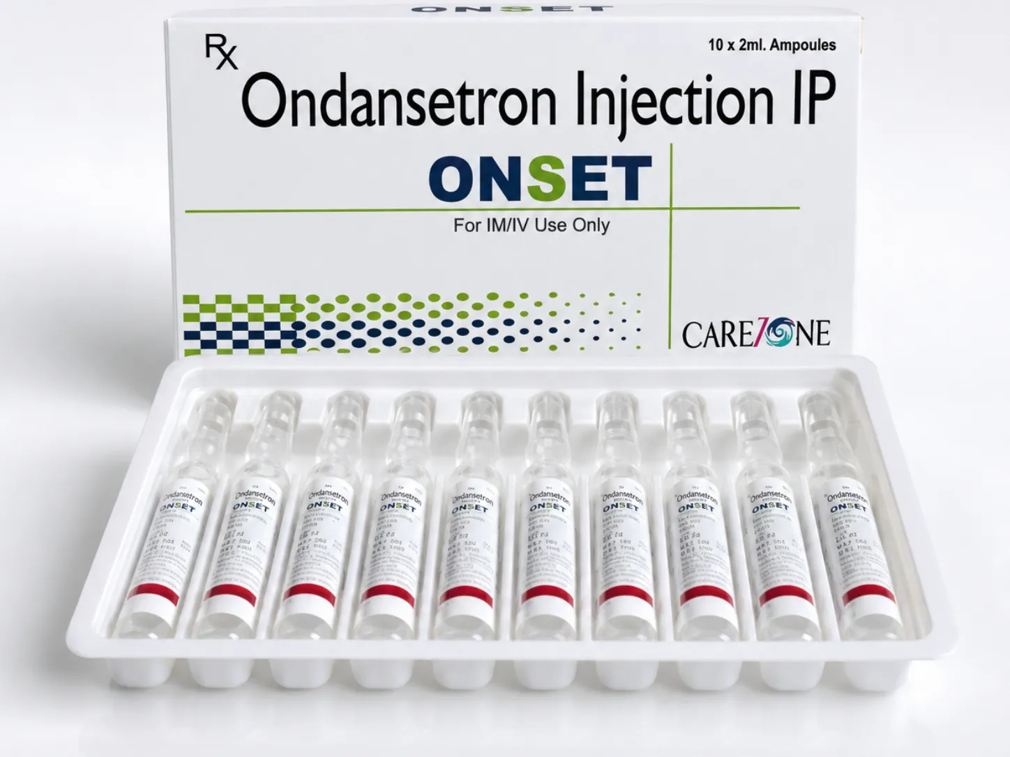 Carezone Healthcare ampoule and liquid injectable product