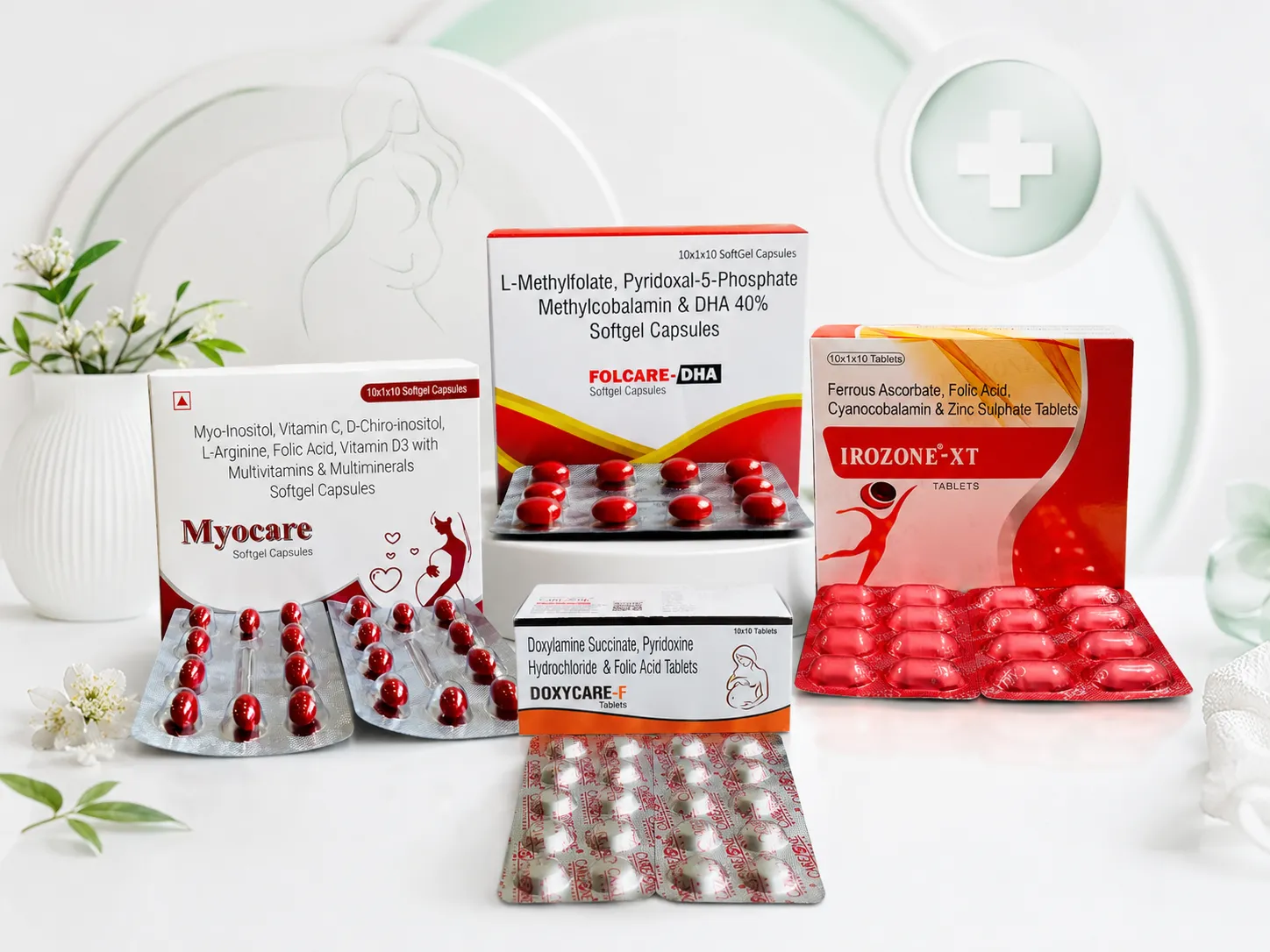 Carezone Healthcare gynecology and womens health product range for PCD franchise portfolio