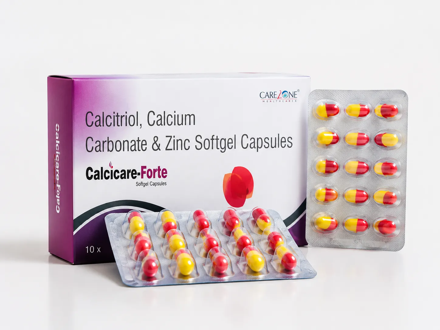 Carezone Healthcare Calcicare Forte joint support softgel pack