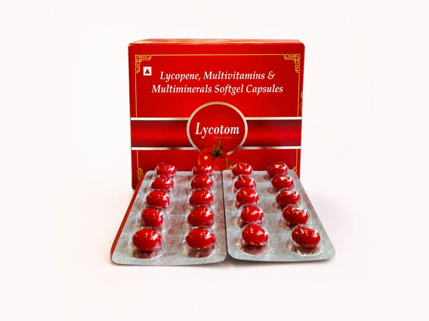 Carezone Healthcare LYCOTOM lycopene antioxidant softgel product