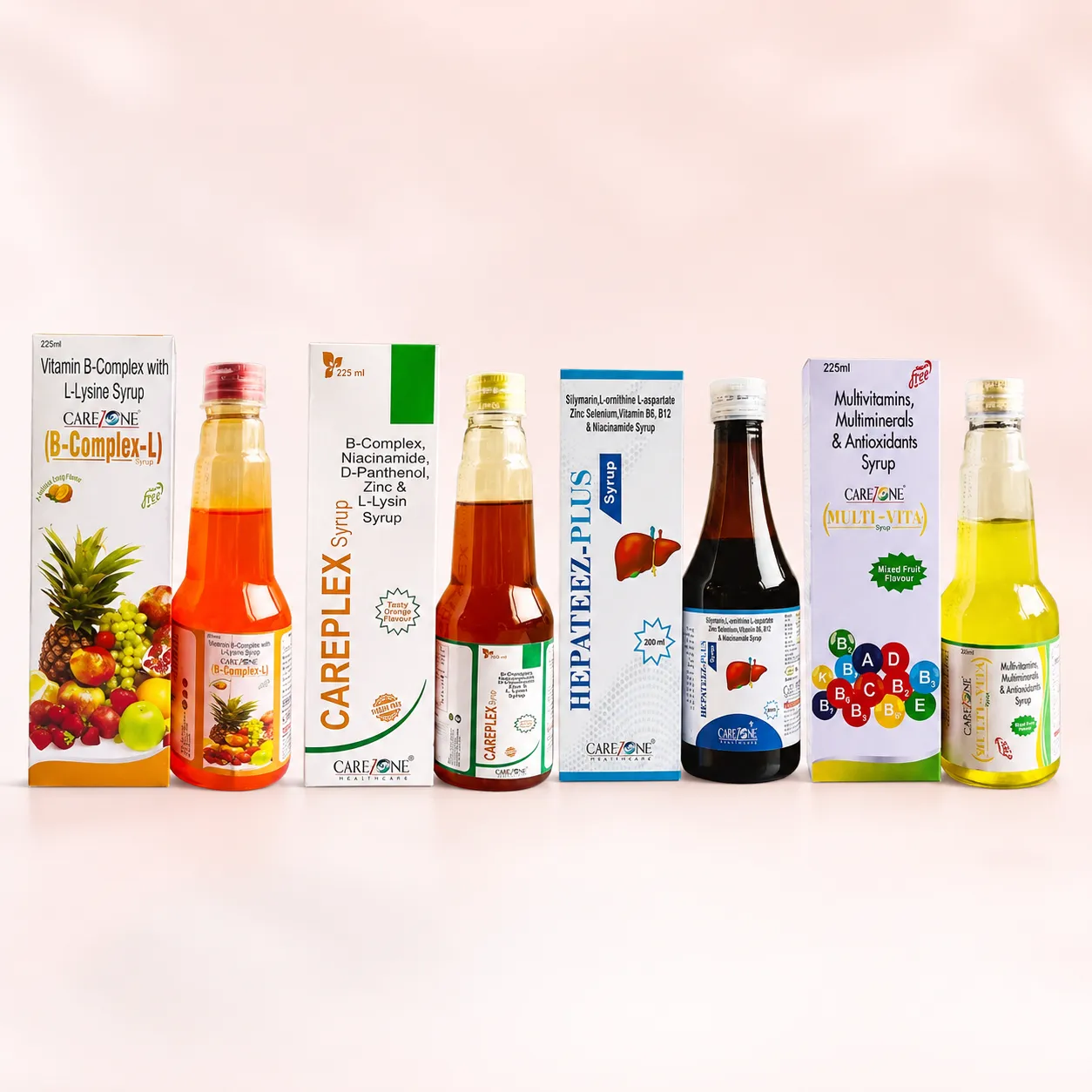Carezone Healthcare oral liquid nutraceutical product category