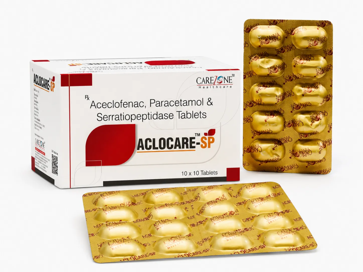 Carezone Healthcare orthopedic pain relief tablet pack