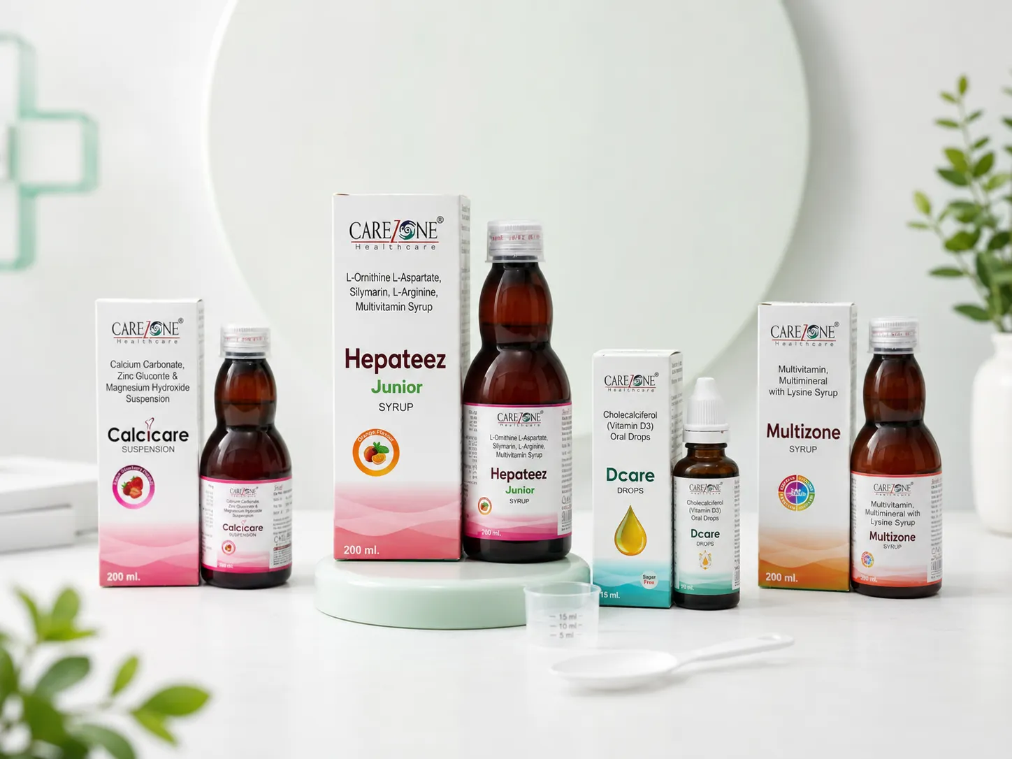 Carezone Healthcare pediatric syrup products