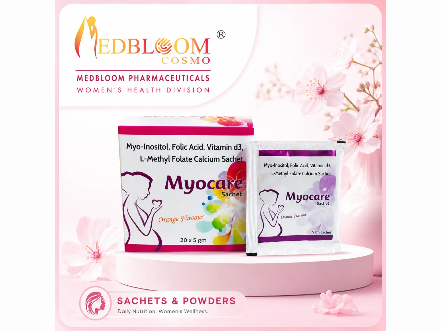 Medbloom sachets and powders product category