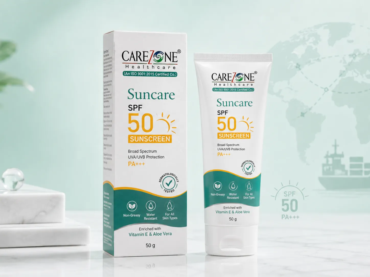 Sunscreen category showcase