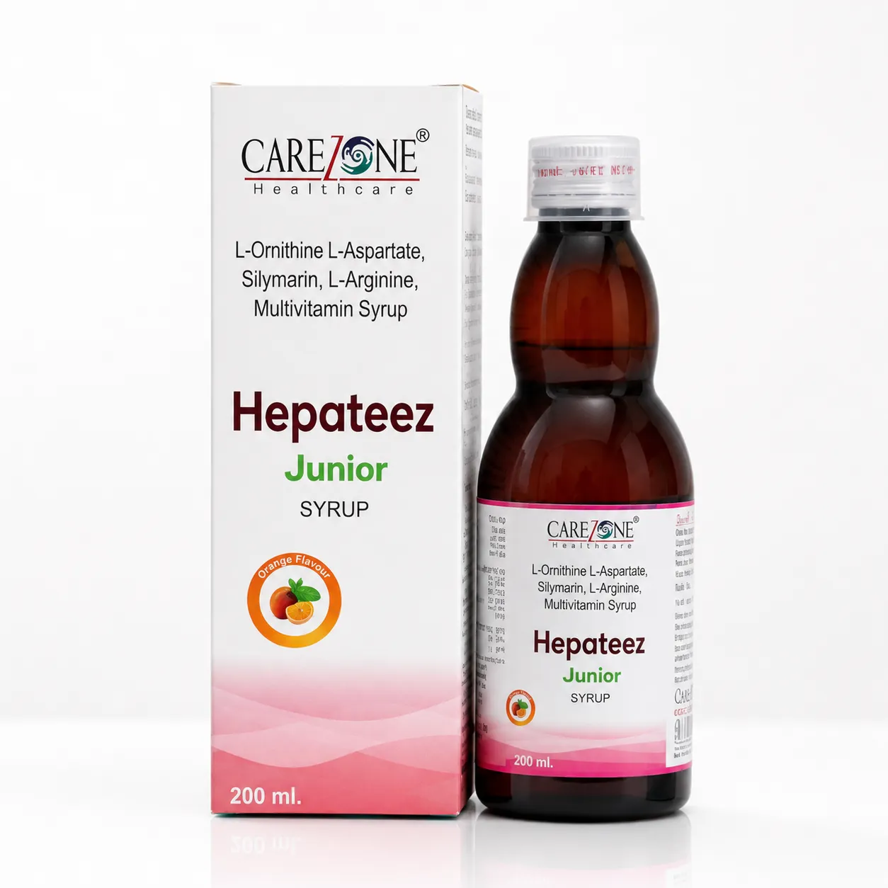 Carezone Healthcare pediatric syrup bottle