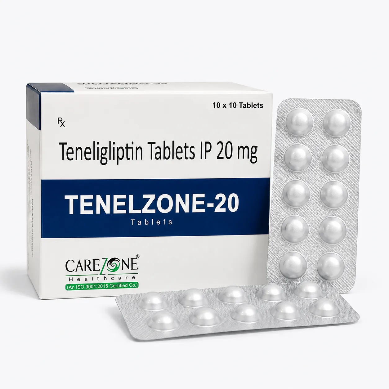 Carezone Healthcare TENELZONE-20 diabetic range tablet product