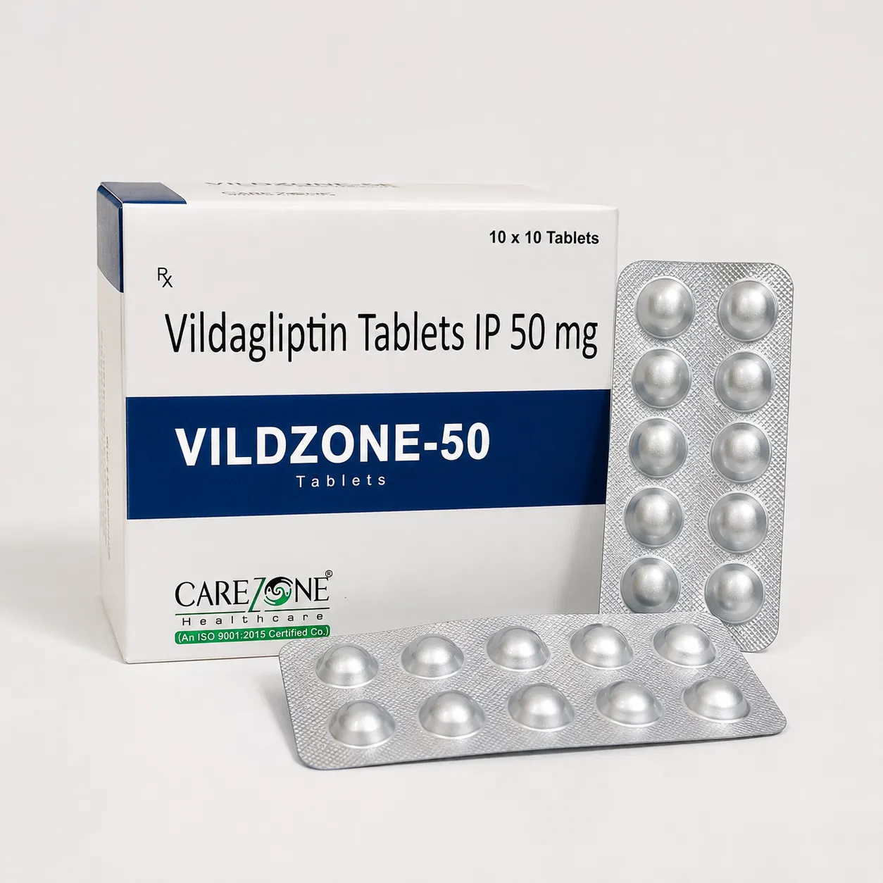 Carezone Healthcare VILDZONE-50 diabetic range tablet product