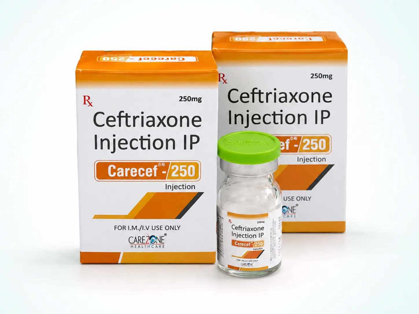 Carezone Healthcare vial based injectable product range