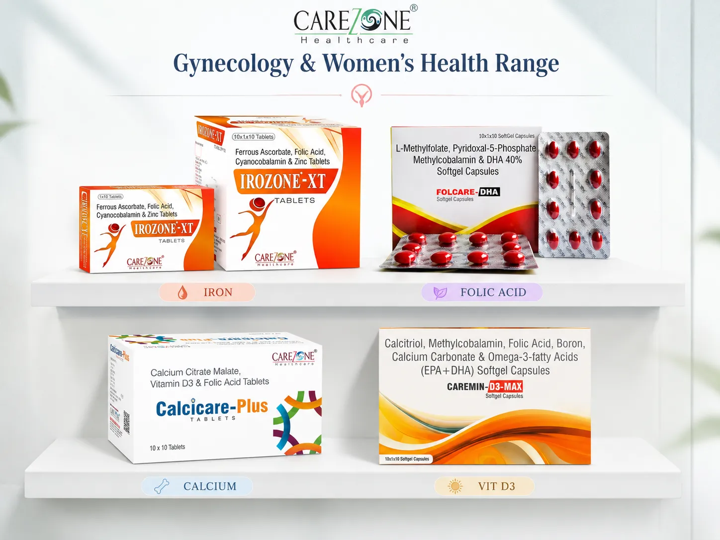 Carezone Healthcare Gynecology product range