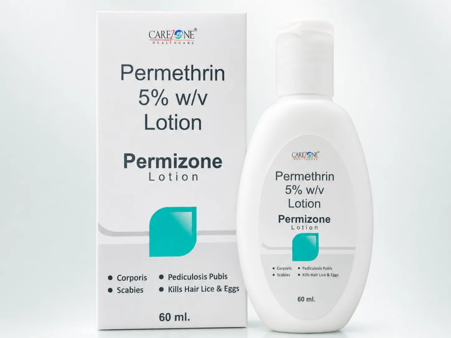 Carezone Healthcare lotion bottle dermatology product