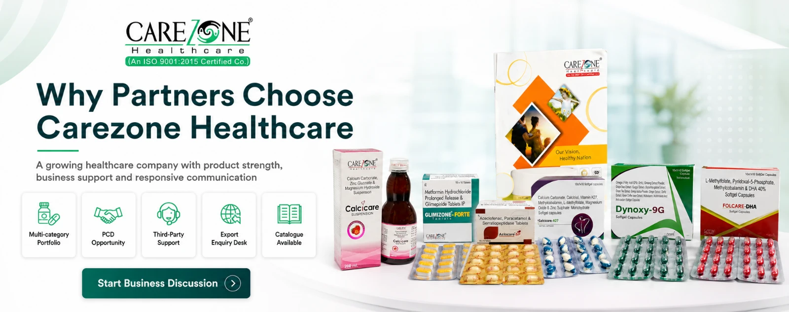 Why choose Carezone Healthcare business partner poster