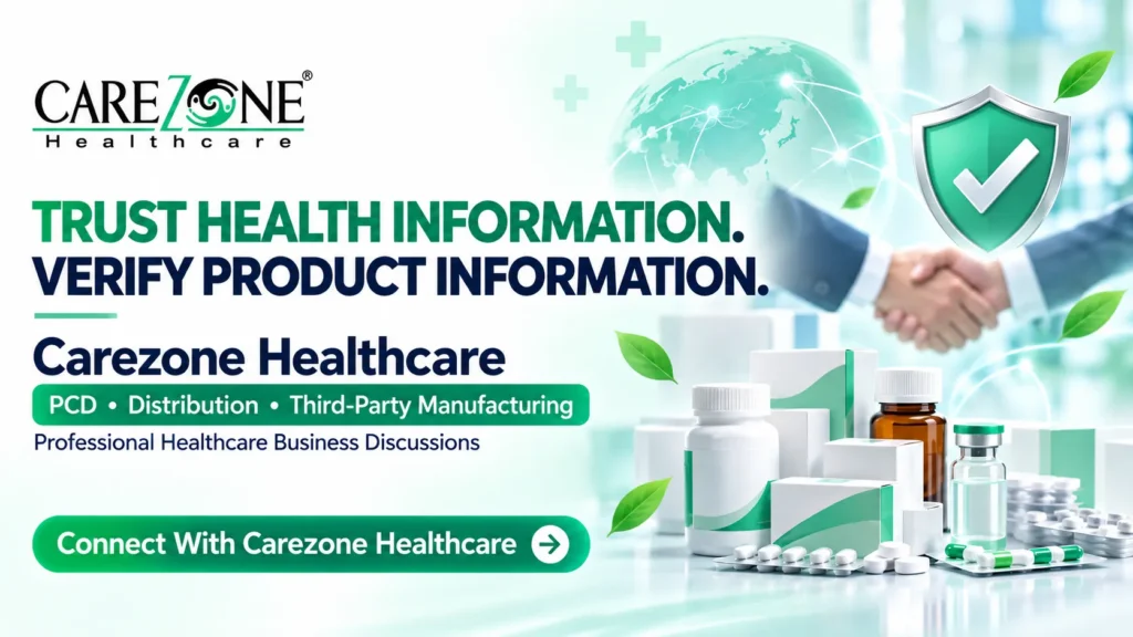 Carezone Healthcare pharma PCD distribution and manufacturing business information