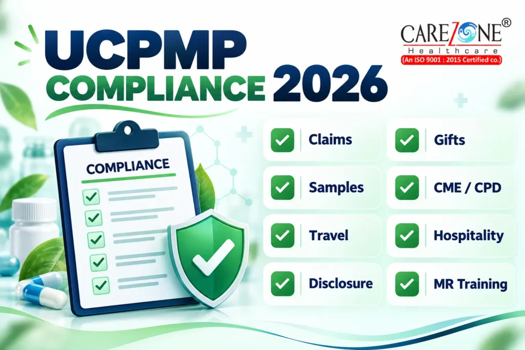 UCPMP compliance checklist 2026 pharma marketing gifts samples CME